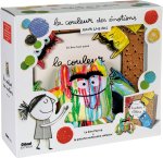 COFFRET  Couleurs des Emotions. Pop up et Peluche Multicolore