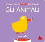 libro con le rotelle fuori posto. Gli animali