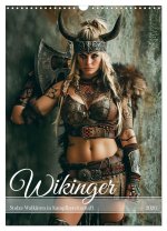 Wikinger - Stolze Walküren in Kampfbereitschaft (Wandkalender 2026 DIN A3 hoch), CALVENDO Monatskalender