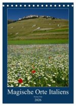 Magische Orte Italiens (Tischkalender 2026 DIN A5 hoch), CALVENDO Monatskalender