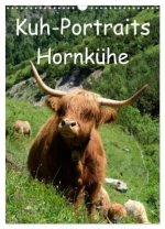 Kuhportraits Hornkühe (Wandkalender 2026 DIN A3 hoch), CALVENDO Monatskalender