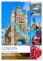 London ist eine Reise wert (Wandkalender 2026 DIN A2 hoch), CALVENDO Monatskalender