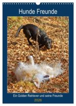 Hunde Freunde (Wandkalender 2026 DIN A3 hoch), CALVENDO Monatskalender