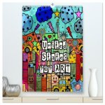 United States Pop Art von Nico Bielow (hochwertiger Premium Wandkalender 2026 DIN A2 hoch), Kunstdruck in Hochglanz