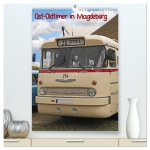 Ost-Oldtimer in Magdeburg (hochwertiger Premium Wandkalender 2026 DIN A2 hoch), Kunstdruck in Hochglanz