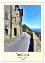 Toskana - Unterwegs in Volterra (Wandkalender 2026 DIN A3 hoch), CALVENDO Monatskalender