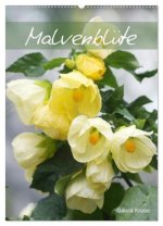 Malvenblüte (Wandkalender 2026 DIN A2 hoch), CALVENDO Monatskalender