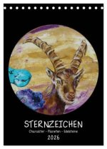Sternzeichen - Charakter - Planeten - Edelsteine (Tischkalender 2026 DIN A5 hoch), CALVENDO Monatskalender