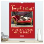 Tierisch bekloppt! (hochwertiger Premium Wandkalender 2026 DIN A2 hoch), Kunstdruck in Hochglanz