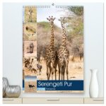 Serengeti Pur - Tansania (hochwertiger Premium Wandkalender 2026 DIN A2 hoch), Kunstdruck in Hochglanz