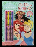 Princesas Colorea Por Numeros Con Ceras