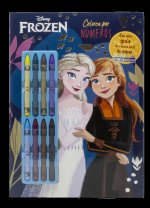 Frozen Colorea Por Numeros Con Ceras