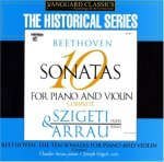 Ten Sonatas for Piano and Violin, The (Szigeti, Arrau)