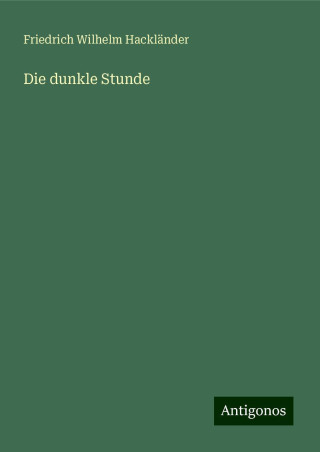 Die dunkle Stunde
