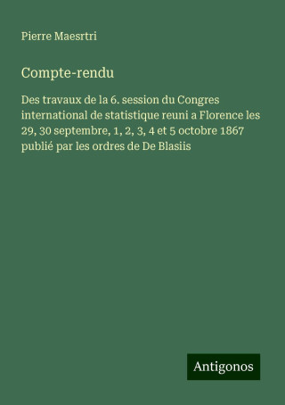 Compte-rendu