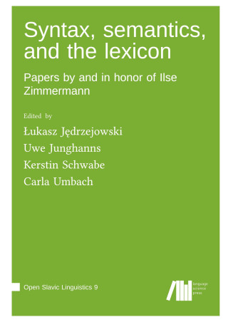 Syntax, semantics, and the lexicon