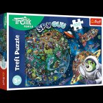 Puzzle 100 Wspaniała Rodzina Treflików w Kosmosie 16496