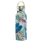 BAAGL Termofľaša s bambusovým viečkom Leafs, 500 ml
