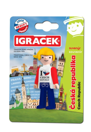 Igráček Suvenýr I Love CZ - figurka ()