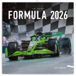 Kalendář 2026 poznámkový: Formule - Jiří Křenek 30 x 30 cm