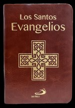 Los santos Evangelios - minibolsillo - piel cruz dorada