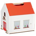 Przenośny domek dla lalek Eco House z akcesoriami Goki