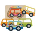 Puzzle warstwowe Samochód Goki
