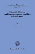 Integrierte Stichwahl von Bürgermeistern und Landräten in Brandenburg