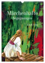 Märchenhafte Begegnungen (Wandkalender 2026 DIN A3 hoch), CALVENDO Monatskalender