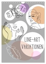 Line-Art Variationen (Wandkalender 2026 DIN A4 hoch), CALVENDO Monatskalender