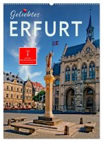 Geliebtes Erfurt (Wandkalender 2026 DIN A2 hoch), CALVENDO Monatskalender