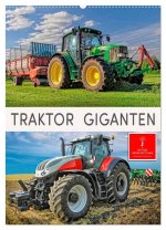 Traktor Giganten (Wandkalender 2026 DIN A2 hoch), CALVENDO Monatskalender