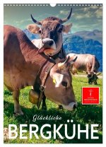 Glückliche Bergkühe (Wandkalender 2026 DIN A3 hoch), CALVENDO Monatskalender