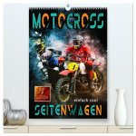 Motocross Seitenwagen - einfach cool (hochwertiger Premium Wandkalender 2026 DIN A2 hoch), Kunstdruck in Hochglanz