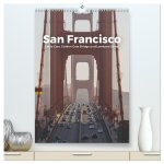 San Francisco - Cable Cars, Golden Gate Bridge und Lombard Street (hochwertiger Premium Wandkalender 2026 DIN A2 hoch), Kunstdruck in Hochglanz