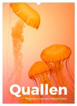 Quallen - Beeindruckende Wassertiere (Wandkalender 2026 DIN A3 hoch), CALVENDO Monatskalender