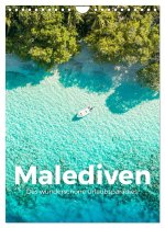 Malediven - Das wunderschöne Urlaubsparadies. (Wandkalender 2026 DIN A4 hoch), CALVENDO Monatskalender