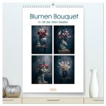Blumen Bouquet (hochwertiger Premium Wandkalender 2026 DIN A2 hoch), Kunstdruck in Hochglanz