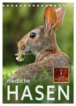 Niedliche Hasen (Tischkalender 2026 DIN A5 hoch), CALVENDO Monatskalender