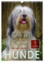 Hunde - treu und ehrlich (Wandkalender 2026 DIN A3 hoch), CALVENDO Monatskalender
