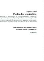 Poetik der Implikation