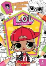Lol Surprise Ucurtmali Boyama Kitabi - Cikartma Hediyeli