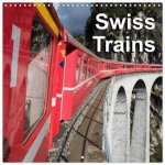 Swiss Trains (Wall Calendar 2026 12 × 12 Inch) CALVENDO 12 Month Wall Calendar