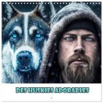 Des huskies adorables (Calendrier mural carré 2026 30x30 cm) Calendrier double avec une page pour vos prises de notes