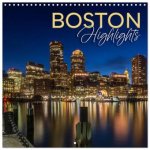 BOSTON Highlights (Wall Calendar 2026 12 × 12 Inch) CALVENDO 12 Month Wall Calendar