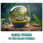 Small world in the glas sphere (Wall Calendar 2026 12 × 12 Inch) CALVENDO 12 Month Wall Calendar