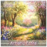 Artistic Paths (Wall Calendar 2026 12 × 12 Inch) CALVENDO 12 Month Wall Calendar