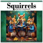 Squirrels Monthly Calendar (Wall Calendar 2026 12 × 12 Inch) CALVENDO 12 Month Wall Calendar
