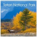 Teton National Park (Wall Calendar 2026 12 × 12 Inch) CALVENDO 12 Month Wall Calendar