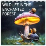 WILDLIFE IN THE ENCHANTED FOREST (Wall Calendar 2026 12 × 12 Inch) CALVENDO 12 Month Wall Calendar